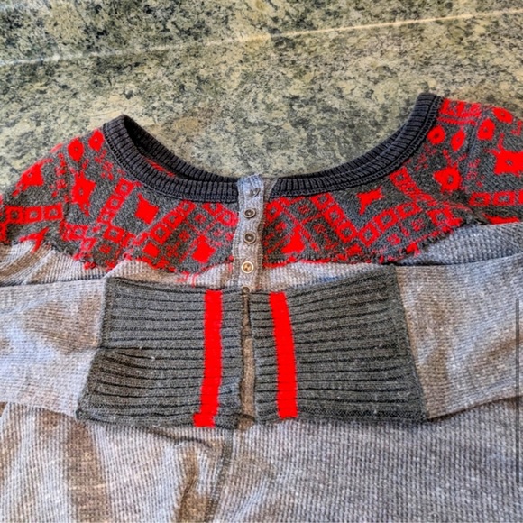 Free People Waffle Pullover Top - Picture 6 of 11